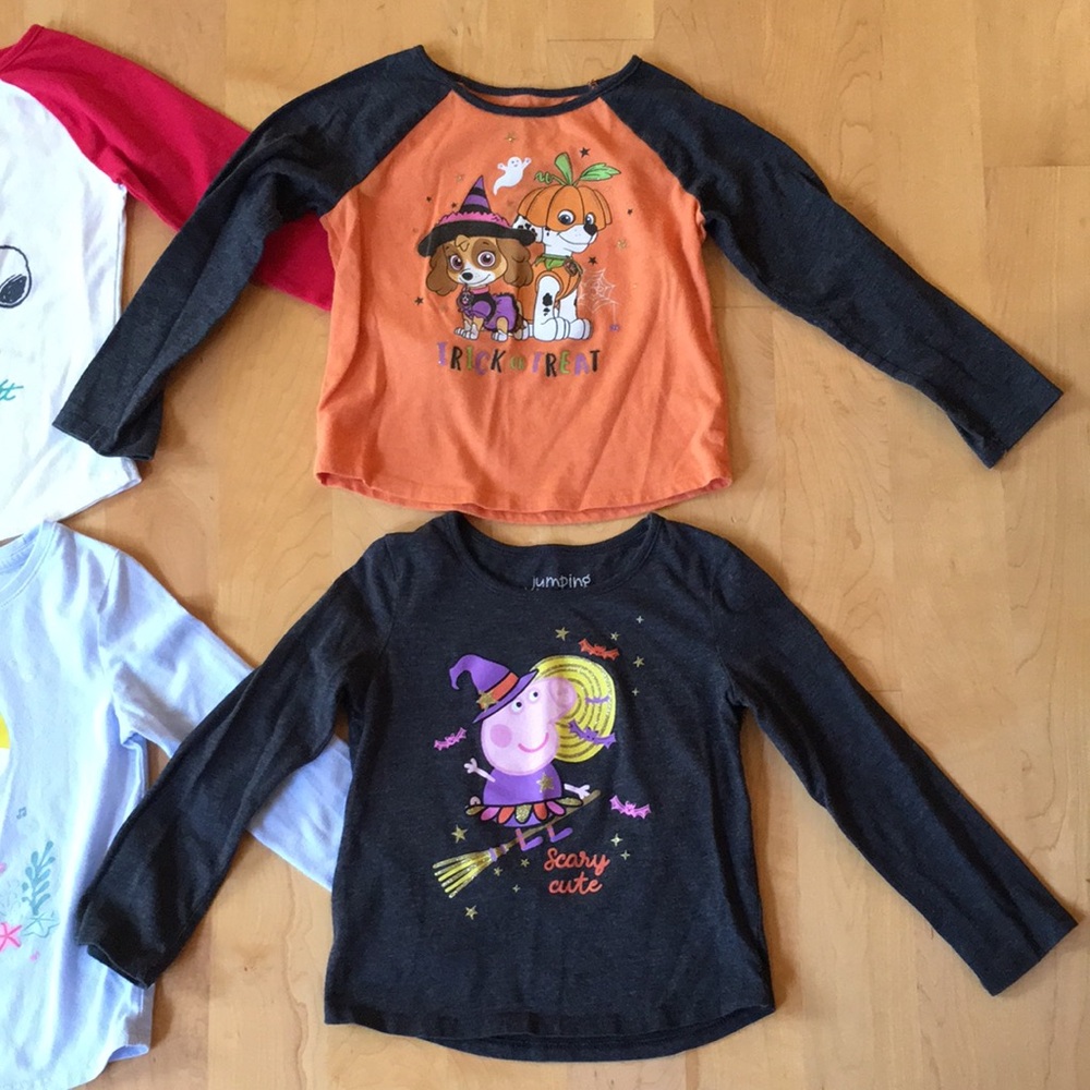 Bundle Jumping Beans Graphic Long Sleeve Tops